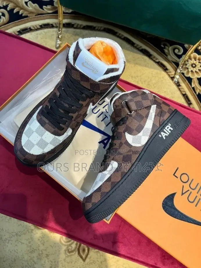Nike Airforce 1 High X Louis Vuitton Luxurious Shoes