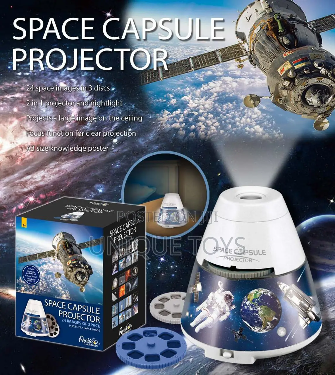 Space Capsule Projector