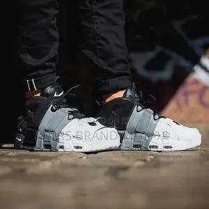 Nike  Air More Uptempo 96 "Black White" High Shoes