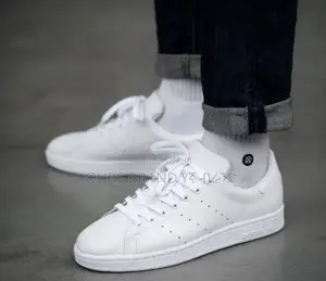 Adidas Stan Smith Triple Black Low Cut Sneakers Shoes