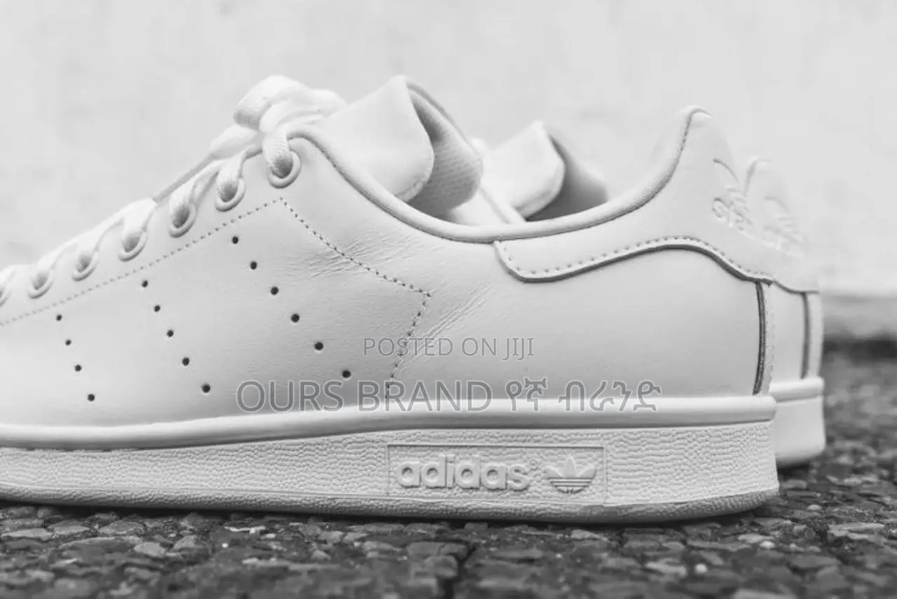 Adidas Stan Smith Triple Black Low Cut Sneakers Shoes