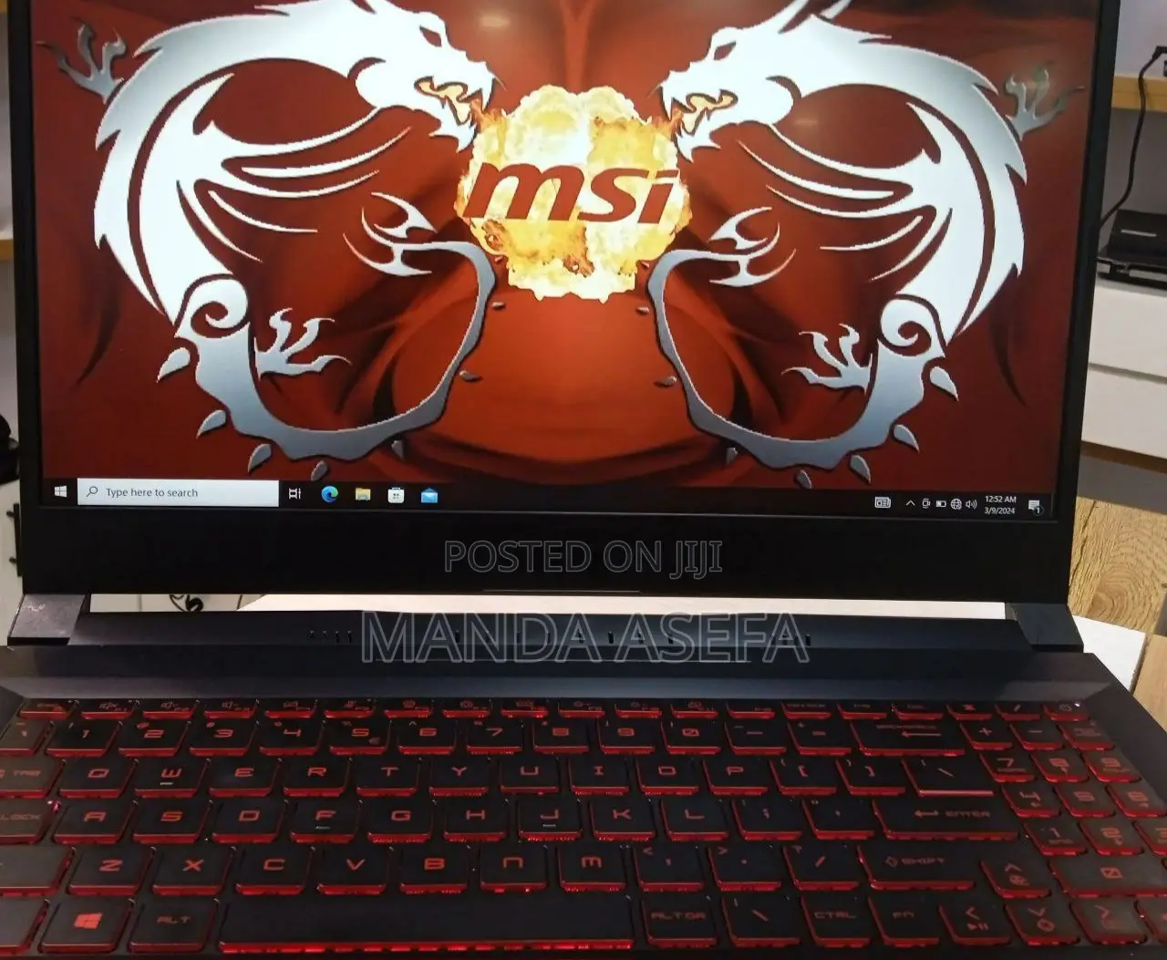 New Laptop MSI Katana GF66 16GB Intel Core I7 SSD 1T