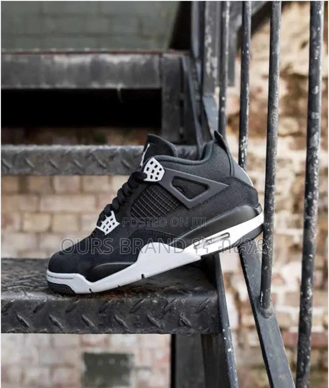 Air Jordan 4 Black High Master Quality Luxurious Sneakers