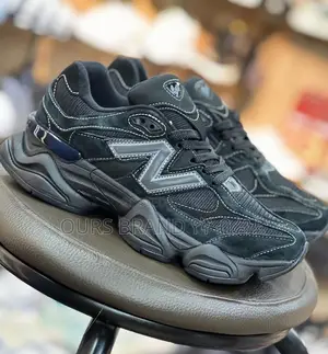 New Balance 9060 Triple Black Sneaker Shoes for U