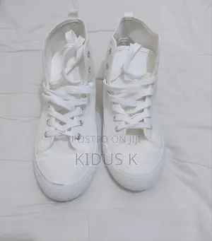White Canvas Shoes