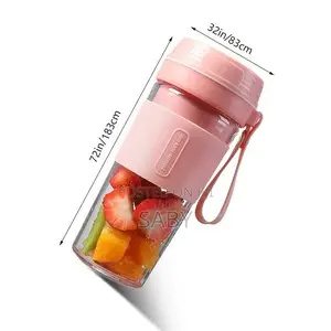 Mini Rechargeable Juicer Cup With Straw