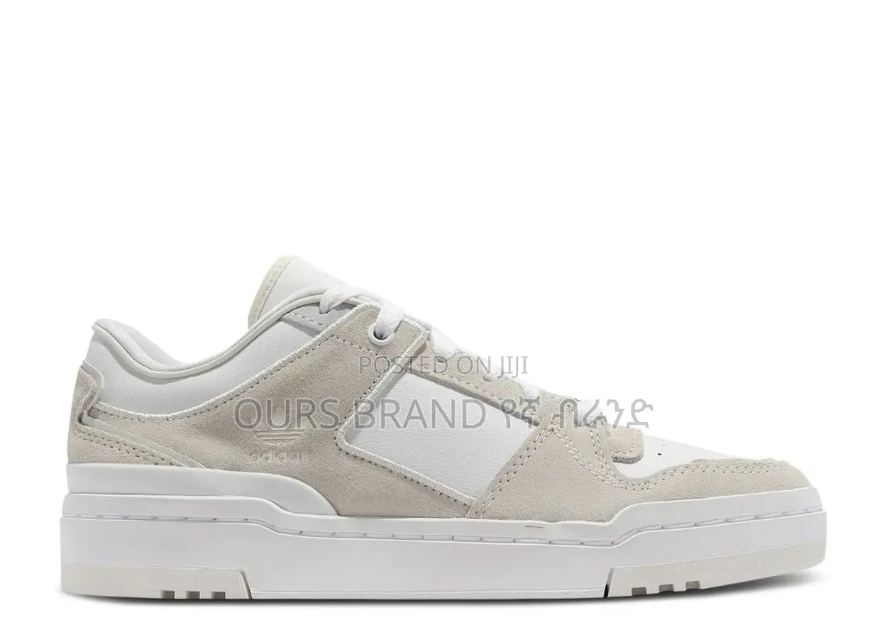 Adidas Forum Exhibit" Triple White Low Cut High