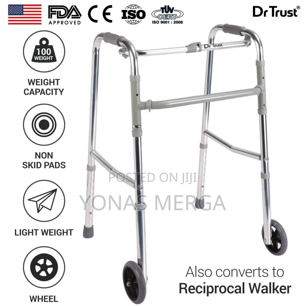 ማገገሚያ Walker$Walker*Walker_adjustable Walker ሚታጠፍ ወከር