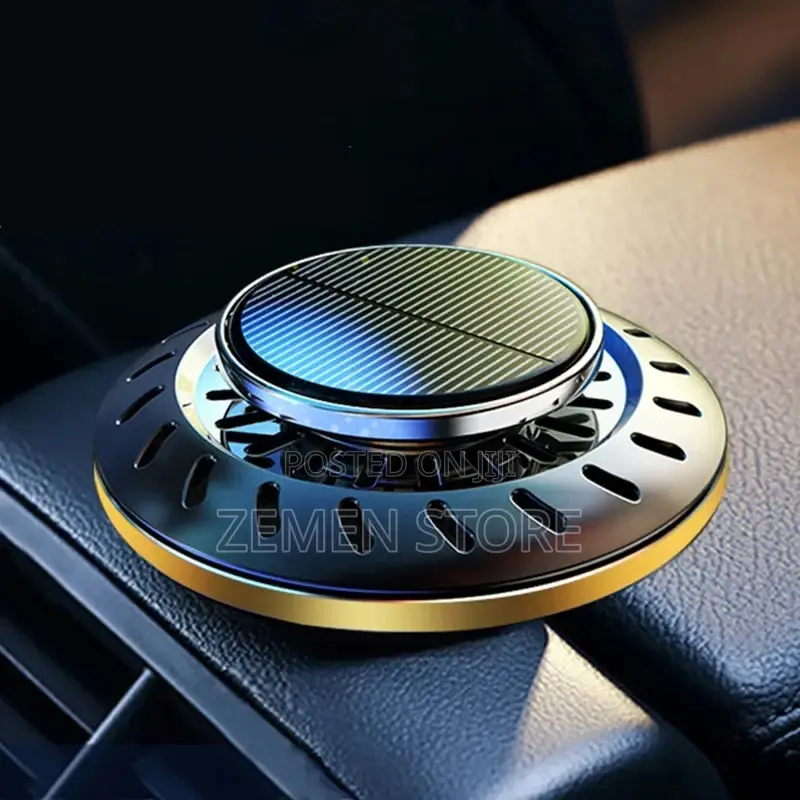 Solar Car Air Freshener With Two Free Perfume