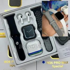 1 ስማርት ሰአት + 1 Airpods + 2 ተቀያሪ የሲልከን ማሰሪያ