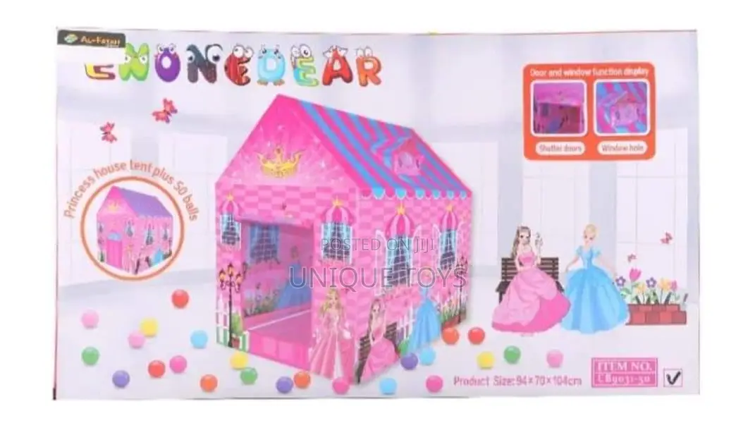 Princess House + 50 Colorful Balls