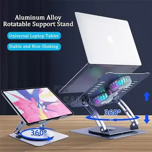 Laptop Stand Fan With a 360 Rotating Base