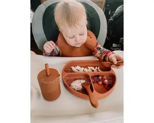 6 Pc Silicon Baby Feeding Set