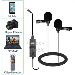 By-M1DM Dual Omni-Directional Lavalier Mic