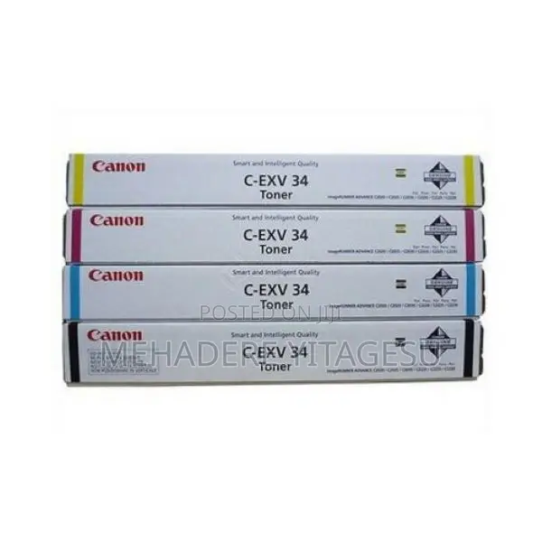 Canon C-Exv 34 Set Toner (Black, Yellow, Cyan, Magenta)