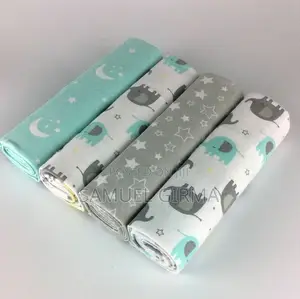 ~ቅናሽ! 4pcs Cotton Flannel Receiving Baby