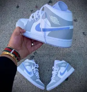 NIKE Air Jordan 1 High Wolfe Grey High Master Quality Shoes