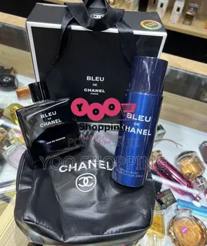 Blue DE Chanel Gift Box for Men