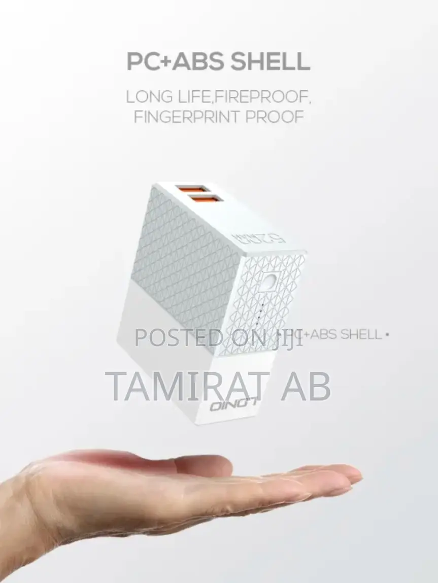 LDNIO 2in1 5200mah Power Bank + Dual USB Travel Wall Charger