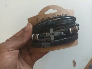 Geniune Leather Bracelet 3 in 1