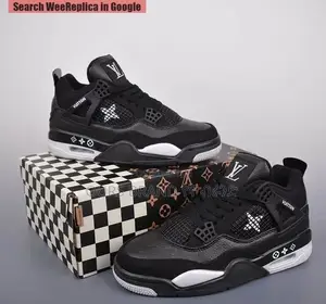 Jordan 4 Louis Vuitton High Master Quality Luxury Sneakers