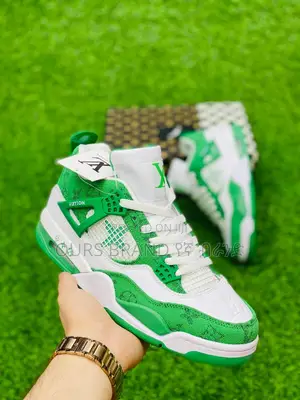 Jordan 4 Louis Vuitton High Master Quality Luxury Sneakers