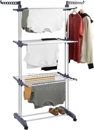 Full Size Heavy Duty Double Pole 3 Layer Cloth Drying