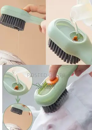 Multi-Functional Shoe Cleaning Brush With Soap Dispenser