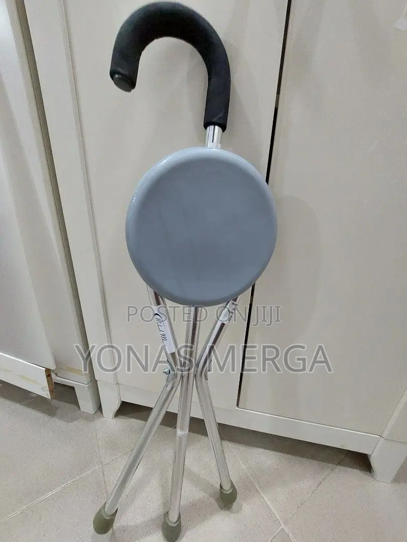 Walking Stick With Seat ከዘራhigh Quality Stainless Steel Pipe