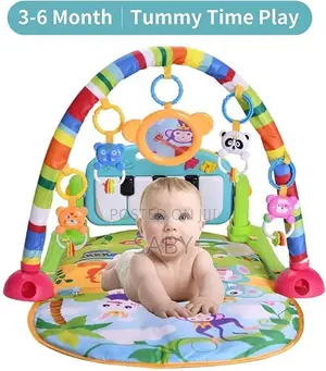 Baby Piano Fitness Play Gym Mat Educational Activity(ትልቁ)