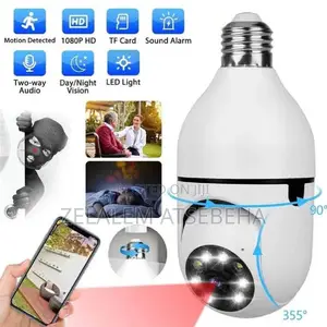 Rotating Bulbs Security Camera