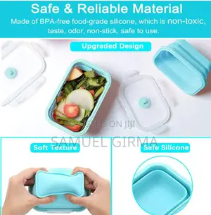 ~4pcs Foldable Silicone Fresh Keeping Box