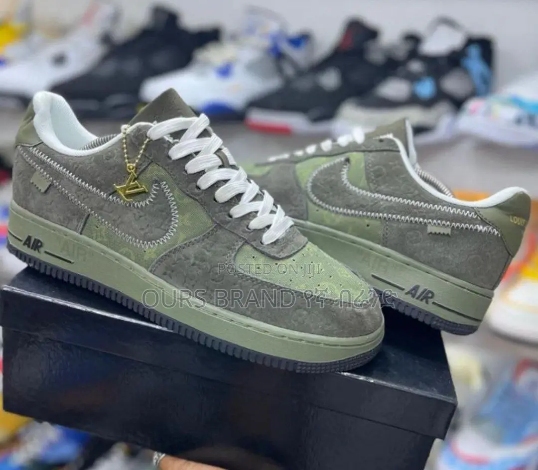 Nike Airforce 1 X Louis Vuitton High Quality Luxur 