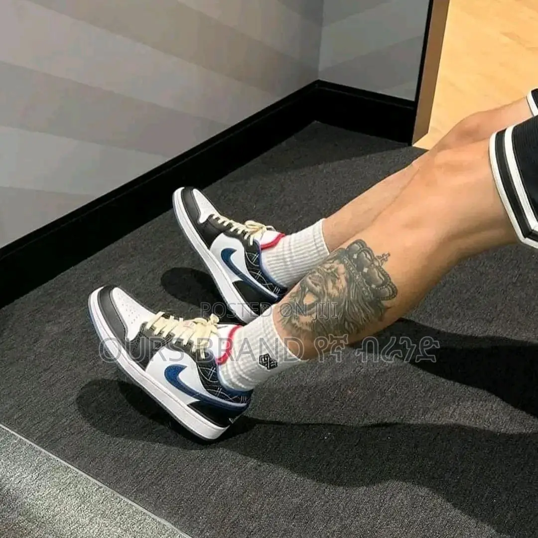 Nike Air Jordan 1 Low "Industrial Blue" Shoes for Men's