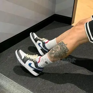 Nike Air Jordan 1 Low "Industrial Blue" Shoes for Men's