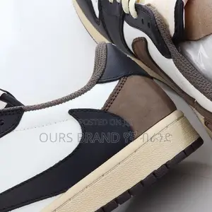 Nike Air Jordan 1 X Travis Scott "Dark Mocha" Low Shoes
