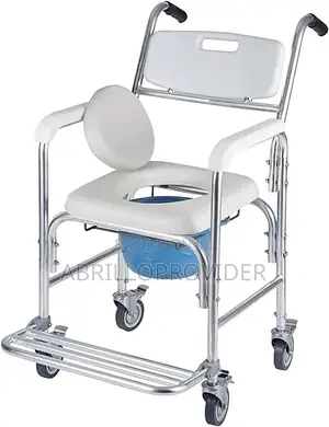 Commode Wheelchair - Shower Chair With Removable Pot Mobile