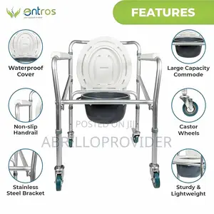 Wheelcahir Commode Toilet[Toilet Chair*Commode Chair*Toilet