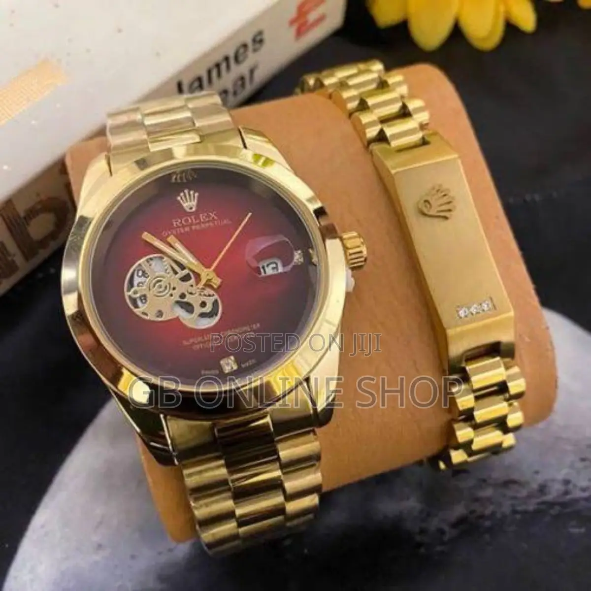 Rolex Watch With Bracelet for Men 100% Original