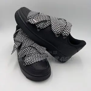 Nike Air Force 1 Rope Lacemood Lanvin Black Low High Shoes
