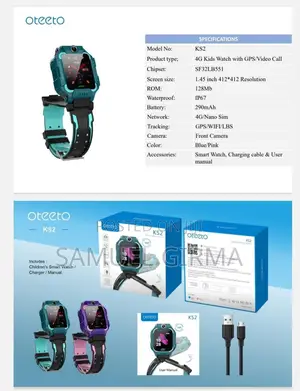 ~ OTEETO KS2 Kids Smart Watch High Quality