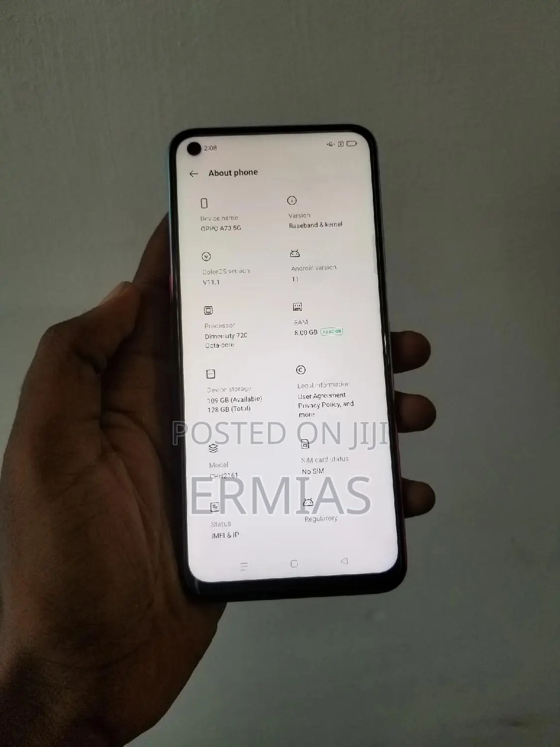 New Oppo A73 5G 128 GB