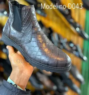 Original Leather High Master Quality Luxury Boots Shoes