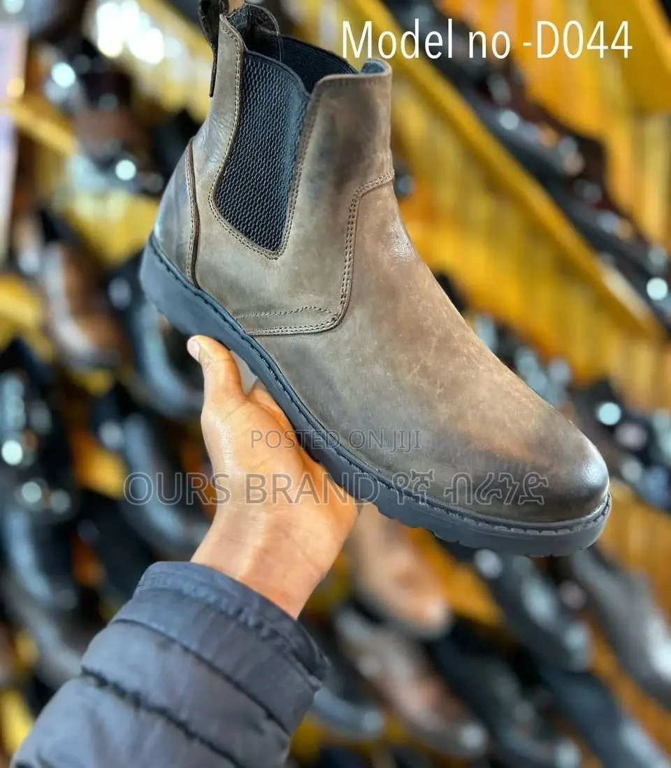 Original Leather High Master Quality Luxury Boots Shoes