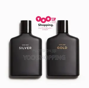 Zara Man Silver Edt + Zara Man Gold Edt Mens Perfume