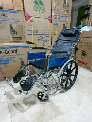 ዊልቼር"Wheelchair(Mags) Reclining Commode Wheelchair/እረፍት/ሚሰጥ