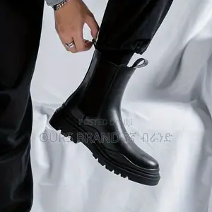 Chelsea Boots Leather High Master Quality Luxury Shoes for U