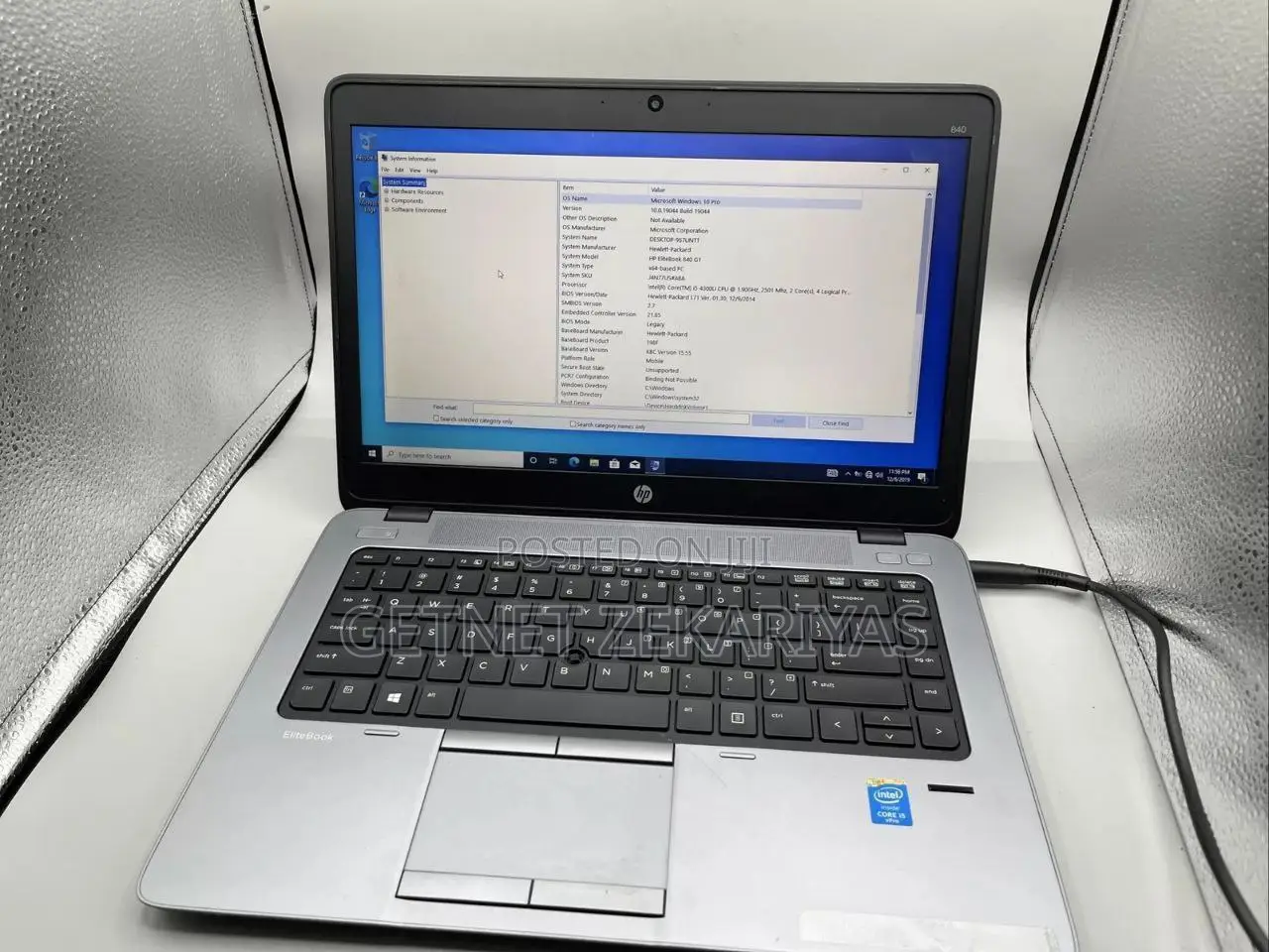 New Laptop HP EliteBook 840 G1 4GB Intel Core I5 HDD 500GB