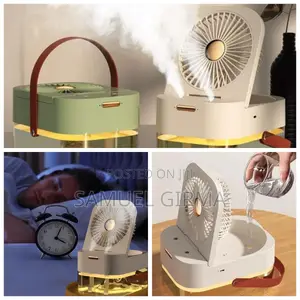 ~ Dual Spray Humidifying Fan With Night Light Original