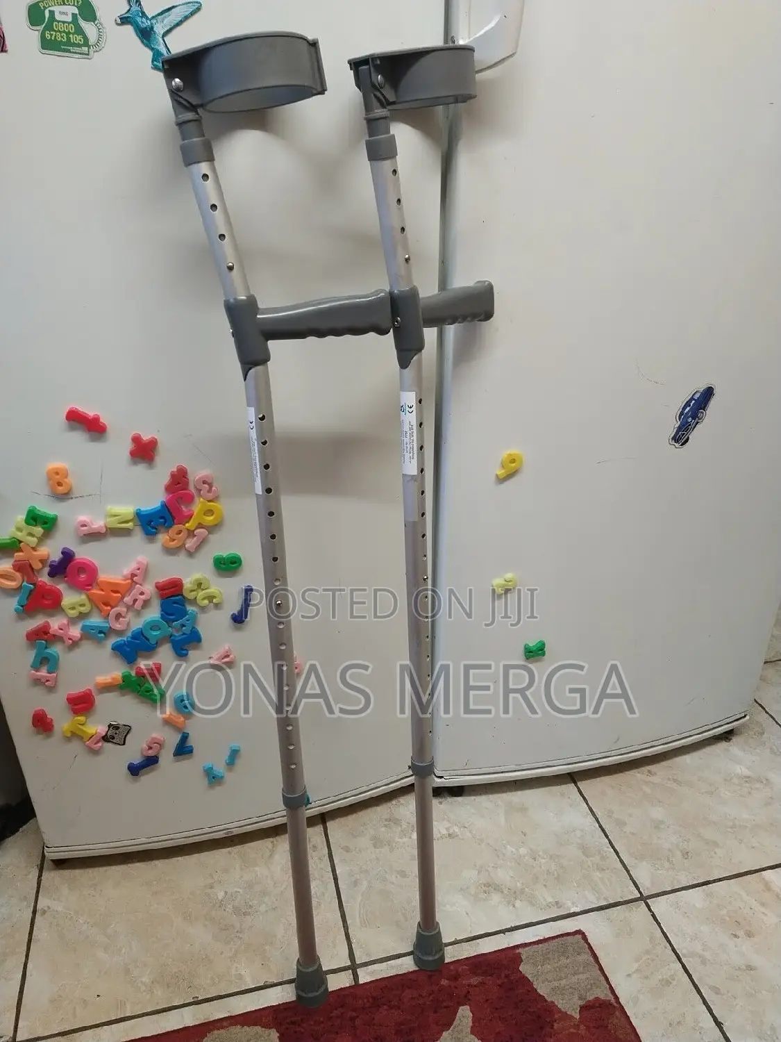 Crutches Access Height Extendable Lightweight Elbow Crutche